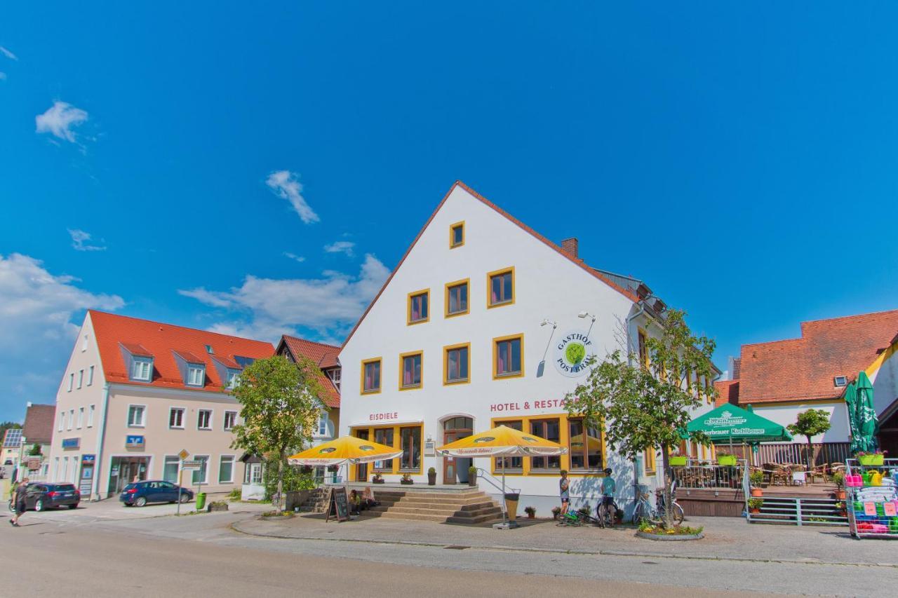 Gasthof Postbraeu Siegenburg Exterior foto
